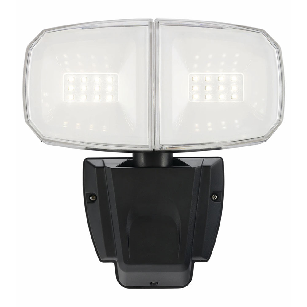 Commander 13W LED 2 Light Floodlight Black / Cool White - 19566/06