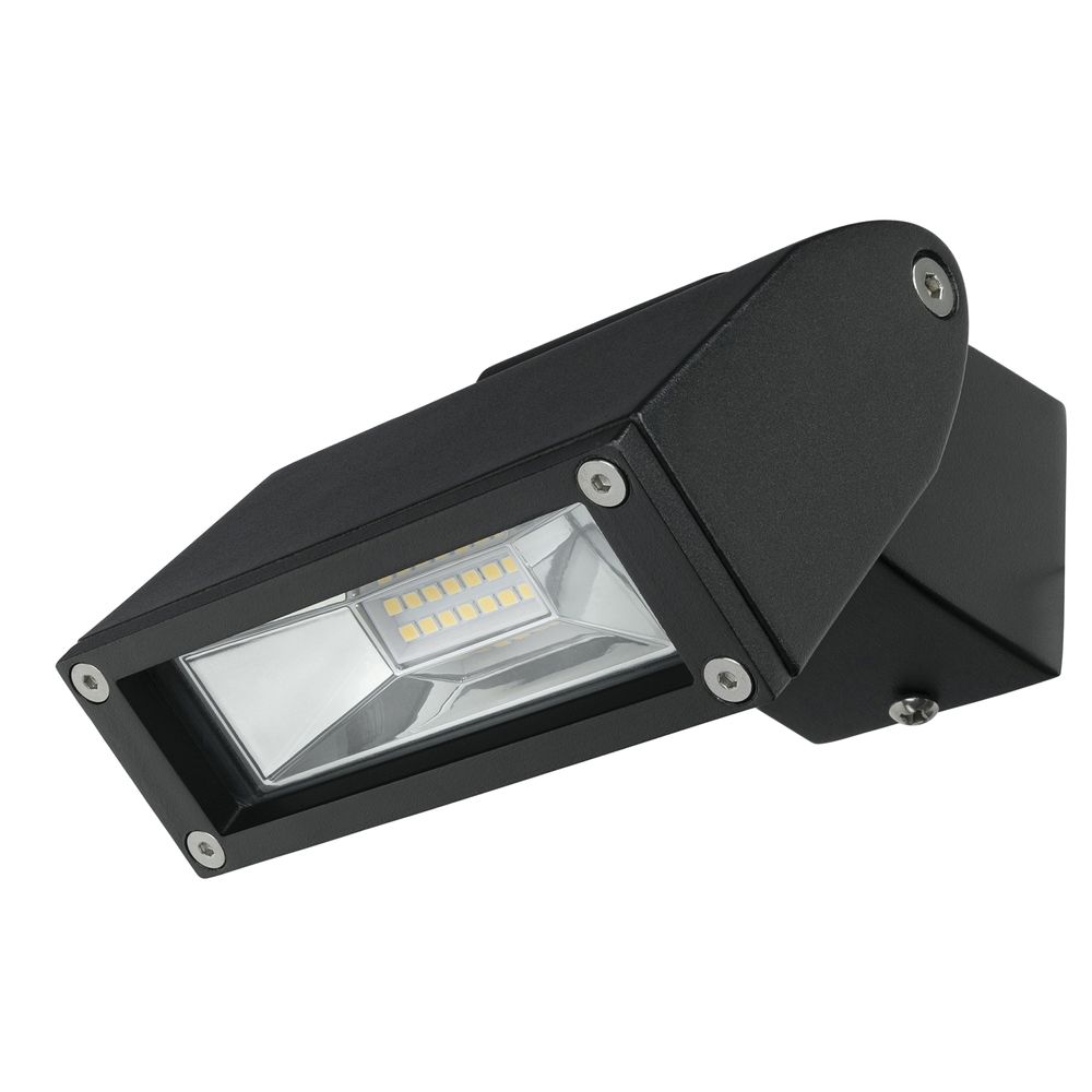 Nighthawk Modern 12W LED Floodlight Black / Cool White - 20869/06