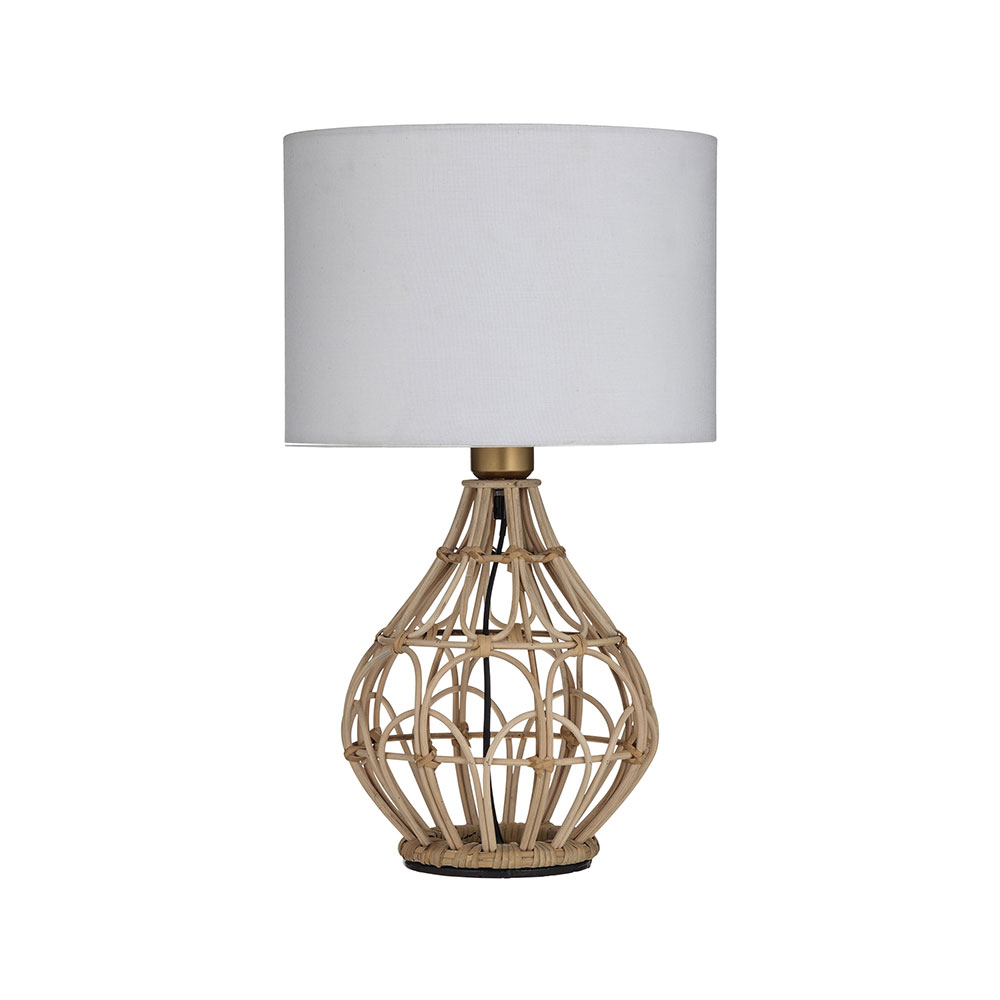 Bloom Table Lamp Natural / White - CETLAM006