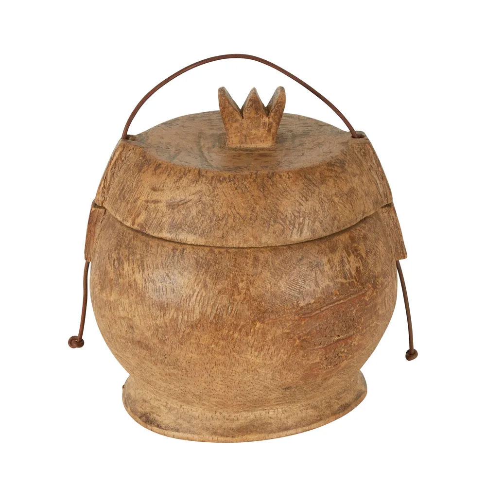 Yunnan Coconut Wood 100 Year Container Large - DA2026