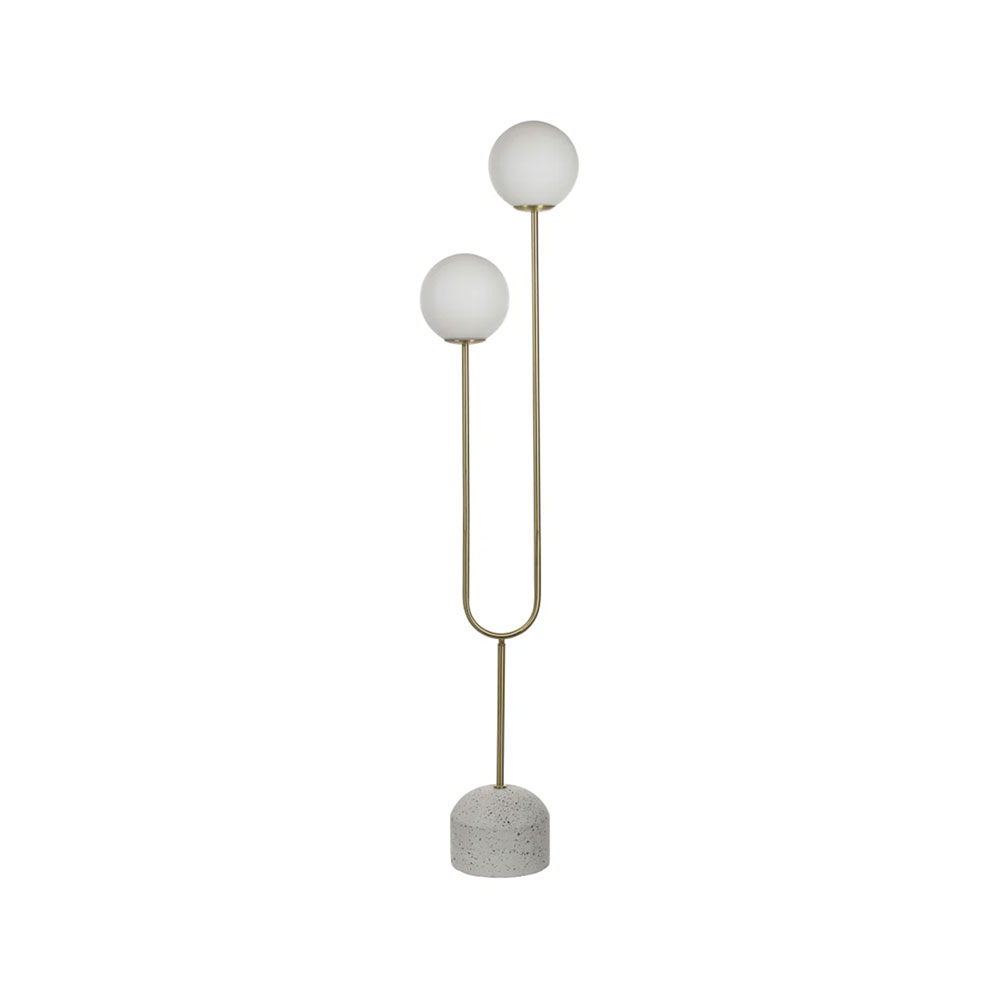 Tivoli Floor Lamp White / Gold - LXFLAM159