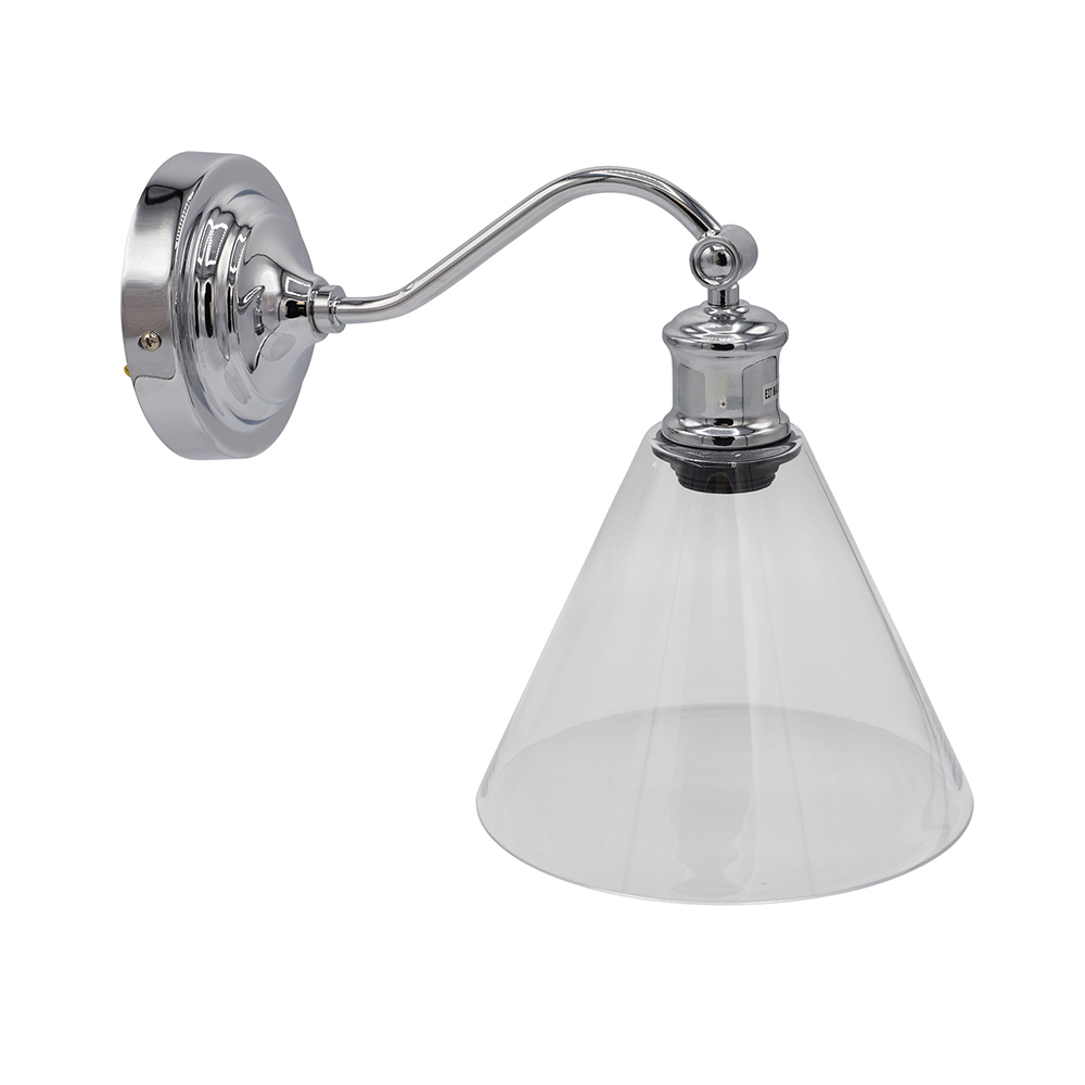 Abby Hamptons Style Classic Wall Light Chrome - OL69385CH