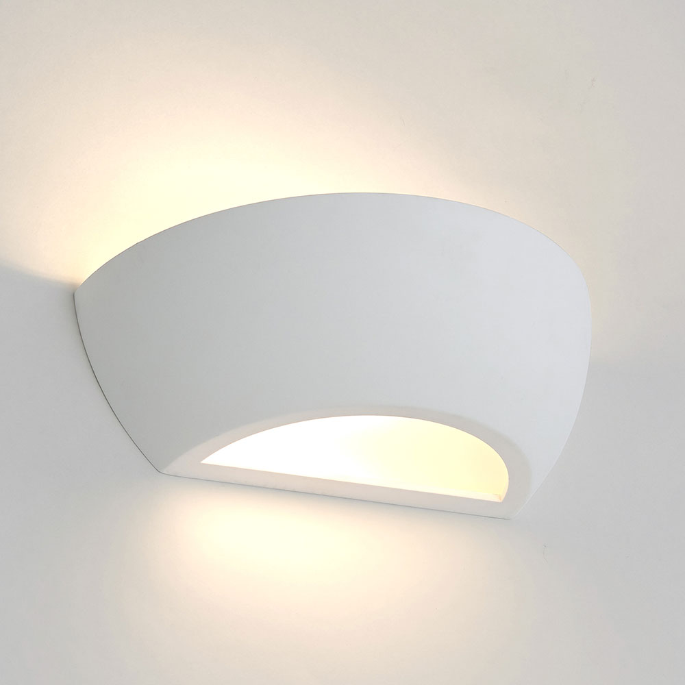 Curina Up & Down Plaster Wall Light - WL8189