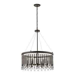 Piper 6 Light Chandelier / Pendant Espresso - KL/PIPER/6P