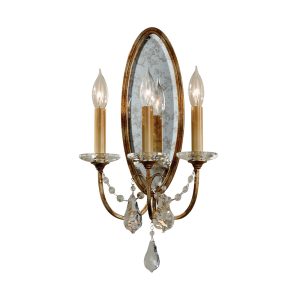 Valentina 3 Light Wall Light Oxidized Bronze - FE/VALENTINA/W3