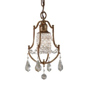 Valentina 1 Light Mini Pendant Oxidized Bronze - FE/VALENTINA/MP