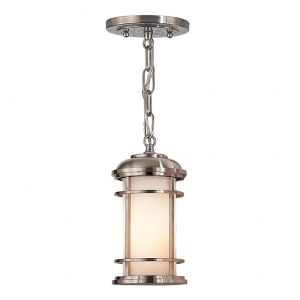 Lighthouse Small Chain Lantern Brushed Steel - FE/LIGHTHOUSE8/S