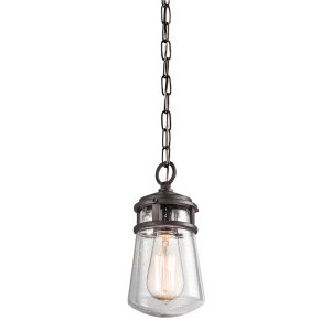 Lyndon Small Chain Hung Lantern Architectural Bronze - KL/LYNDON8/S