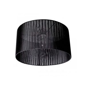 Voile Ribbon Shade Black - FS410-BL