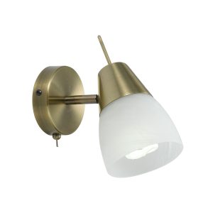 Gibson 1 Light Wall Light Antique Brass - GIBSON WB-AB