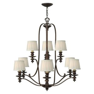 Dunhill 9 Light Chandelier Royal Bronze - HK/DUNHILL9