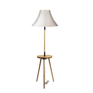 Toft Floor Lamp With USB Natural With Shade - OL93761NAT + OL91751