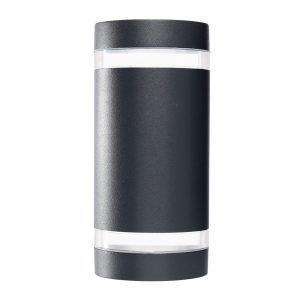 Dormon Up/Down Wall Pillar Spot Light Charcoal - 17943/51