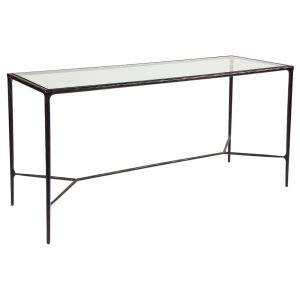 Heston Glass Desk Black - 32725