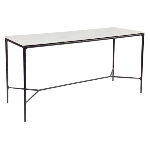 Heston Marble Desk Black - B32720