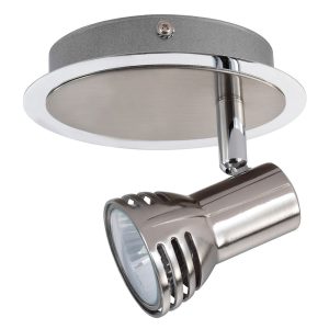 Single GU10 Spotlight Brushed Chrome - BL6708/1