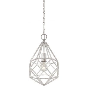 Marquise 1 Light Pendant Silver