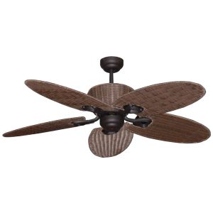 Hamilton 52" Palm Leaf Ceiling Fan Old Bronze - MHF135OB