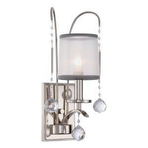 Whitney 1 Light Wall Light Imperial Silver - QZ/WHITNEY1