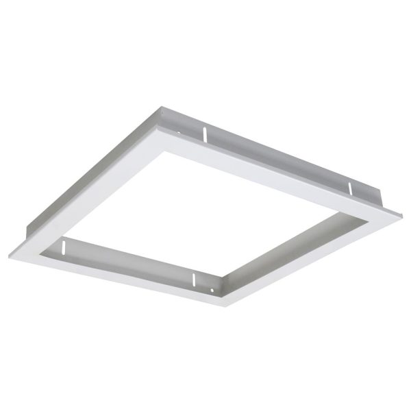 Panel Frame Square Recessed Satin White - 19324