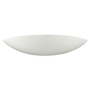 Belfiore Bowl 45cm 240V E27 Raw Ceramic Wall Uplight - 11042