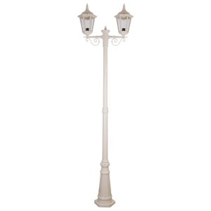 Chester Twin Head Tall Post Light Beige - 15020