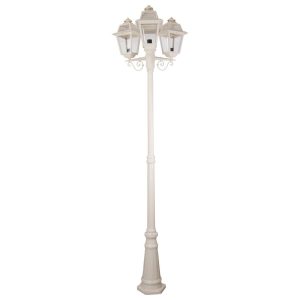 Avignon Triple Head Tall Post Light Beige - 15248