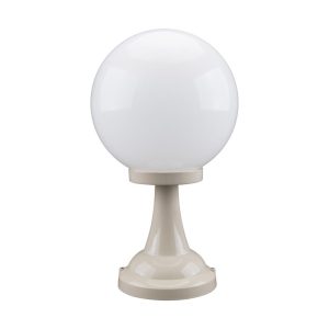 Siena 30cm Sphere Pillar Mount Light Beige - 15530