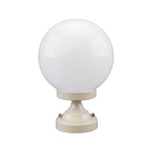 Siena 20cm Sphere CTC Pillar Mount Light Beige - 15536