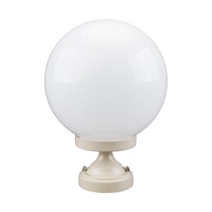 Siena 25cm Sphere CTC Pillar Mount Light Beige - 15542