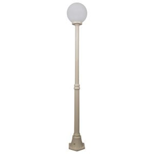 Siena 25cm Sphere Medium Post Light Beige - 15590
