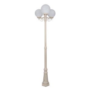 Siena Triple 25cm Spheres Tall Post Light Beige - 15626