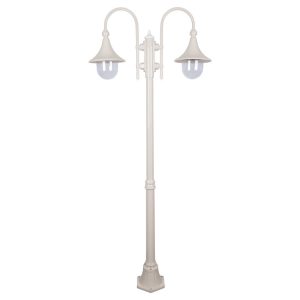 Monaco Twin Head Medium Post Light Beige - 15836
