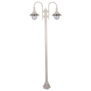 Monaco Twin Head Plain Post Light Beige - 15866