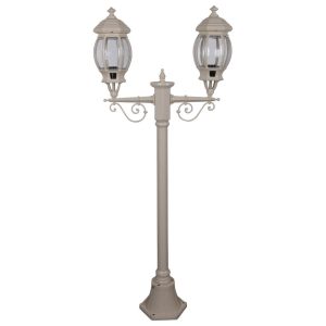 Vienna Twin Head Short Post Light Beige - 15908