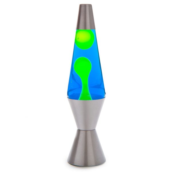 Silver/Yellow/Blue Lava Diamond Motion Lamp - LP-192