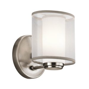 Saldana 1 Light Wall Light Classic Pewter - KL/SALDANA1