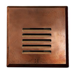 Step Lite Louvre Square 12V / 24V Copper - SLLUSQ/COP