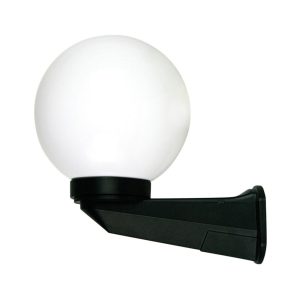 Galactic Opal Sphere Wall Light Small Black - OL7025BK + OL7010/20OP