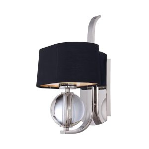 Gotham 1 Light Wall Light Imperial Silver - QZ/GOTHAM1