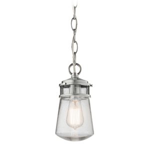 Lyndon Small Chain Hung Lantern Brushed Aluminium - KL/LYNDON8/S BA