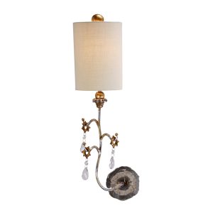 Tivoli 1 Light Wall Light Silver & Cream Patina - FB/TIVOLI W1 SV