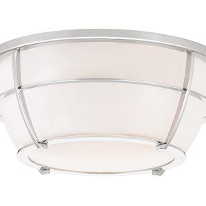 Chance 2 Light Flush Mount Polished Chrome - QZ/CHANCE/F PC