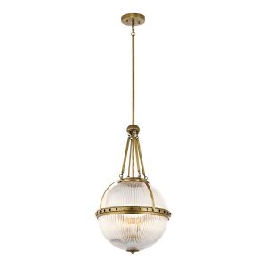 Aster 3 Light Pendant Natural Brass - KL/ASTER/P NBR