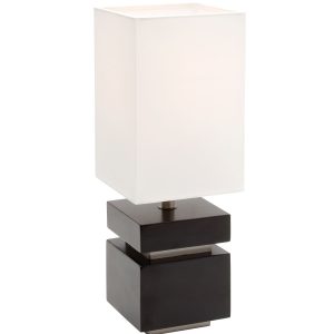 Basil Timber Table Lamp - A34111