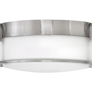 Colbin 2 Light Small Flush Mount Brushed Nickel - HK/COLBIN/F/S BN