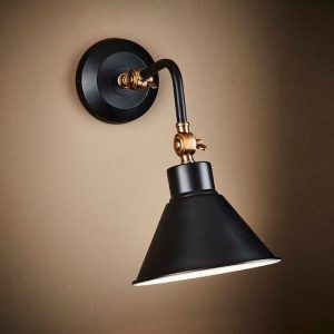 Nevada Wall Lamp Black - ELANK60139