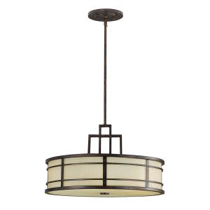 Fusion 3 Light Pendant Grecian Bronze - FE/FUSION/P/L