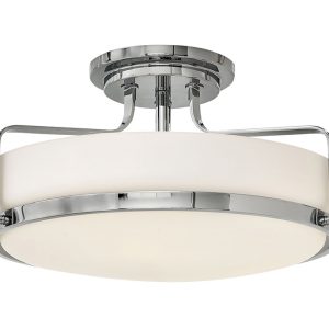 Harper 3 Light Medium Semi Flush Polished Chrome - HK/HARPER/SFM CM