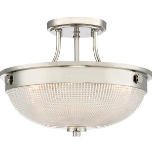 Mantle 2 Light Semi Flush Imperial Silver - QZ/MANTLE/SF IS